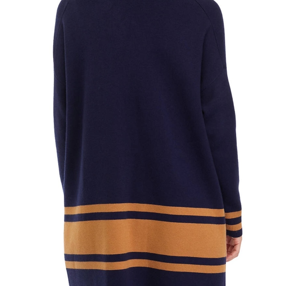 NWT Crown and Ivy Navy color block Open Cardigan- Size XL - Picture 8 of 10